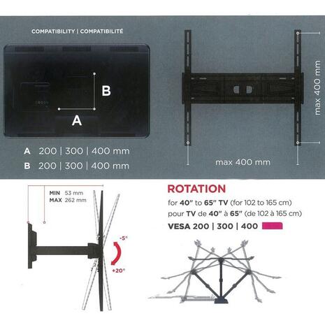 Βάση τηλεόρασης MELICONI FLATSTYLE ER 400